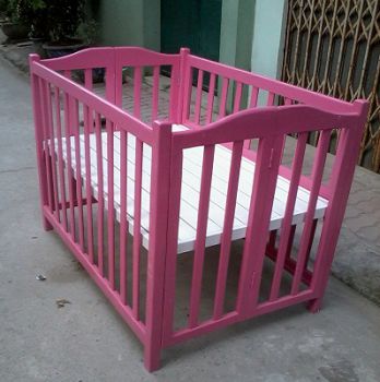 Giường cũi 2 tầng mới